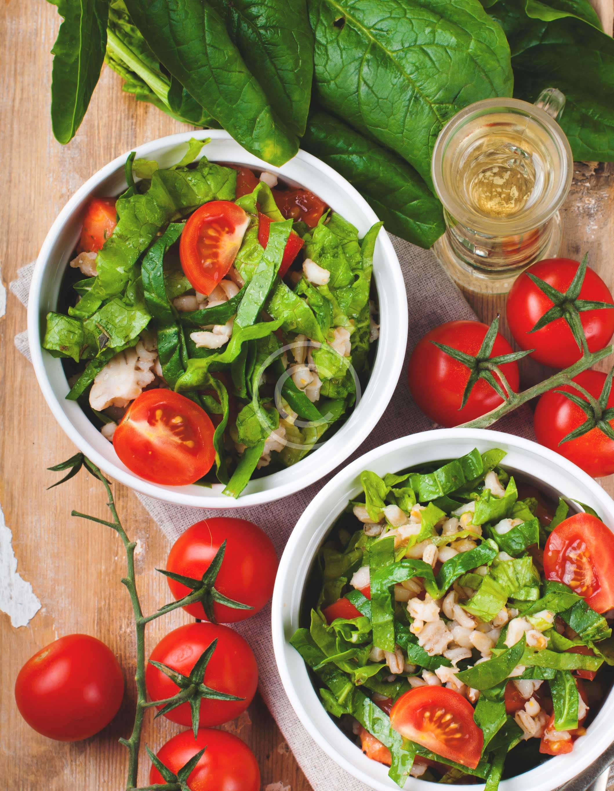 Incongruous salad mixes and recipes